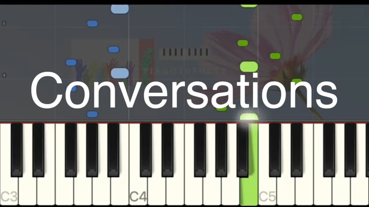 JUICE WRLD - Conversations - Easy piano tuto