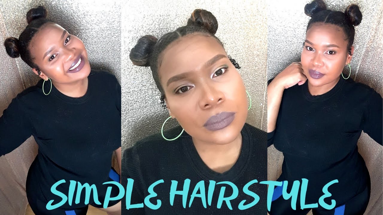 SIMPLE UP-DO PROTECTIVE HAIRSTYLE// Francine Estrada💋