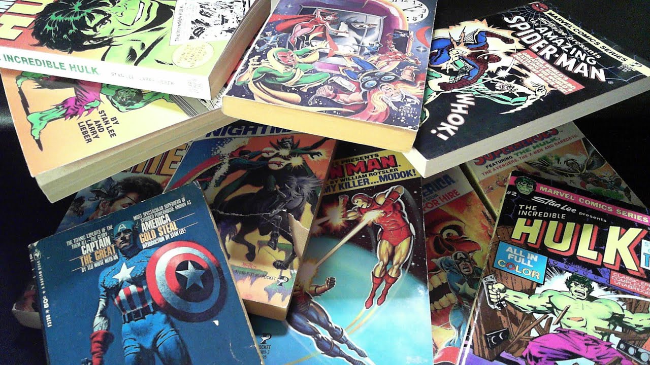 Marvel's Pocket Books! Newspaper Strips! Prose novels! Comic Reprints!