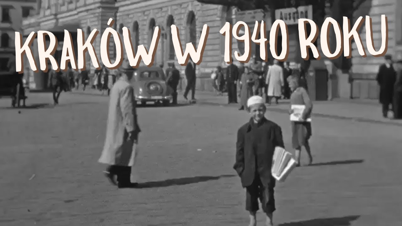 Niemiecka okupacja Krakowa w trakcie II Wojny Światowej na archiwalnym filmie / Historia Polski