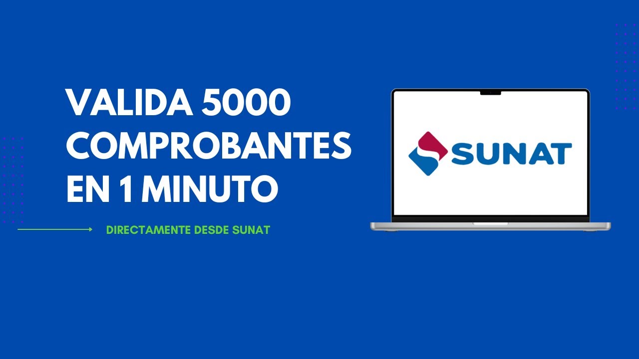 Bot SUNAT para validar 5000 comprobantes en 1 minuto