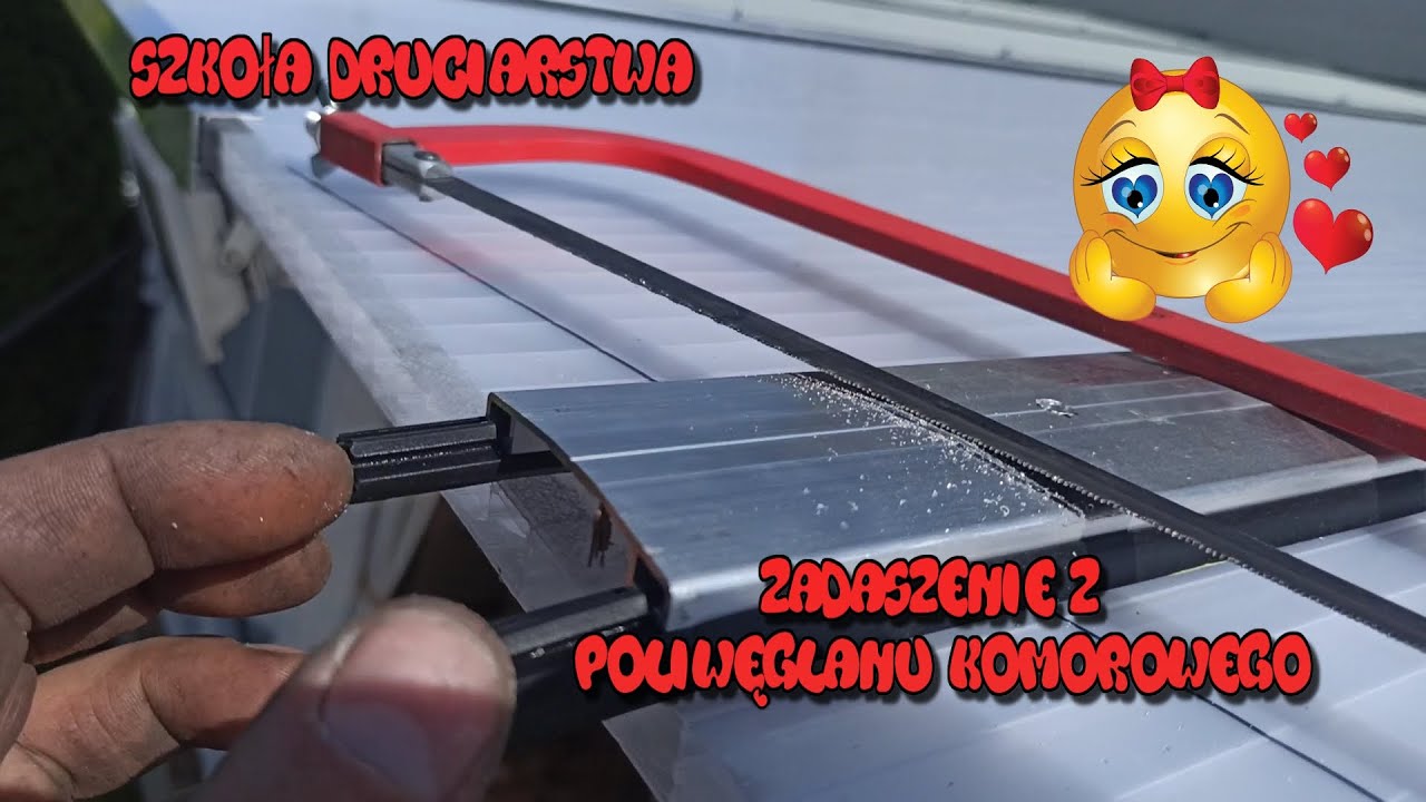 Szkoła Druciarstwa Taras Zadaszenie z Poliwęglanu Komorowego Wazzup :)