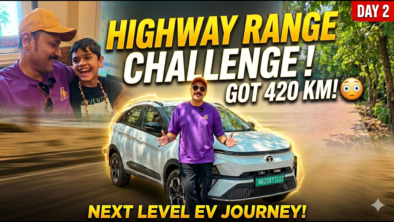 Day 2: Got 420 KM on Highway! 😳 Nexon EV Range Test. Bhubaneshwar to Gopalpur.