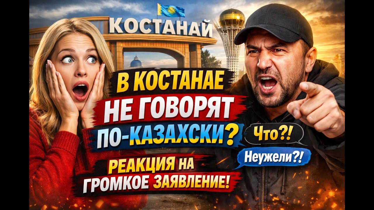 В Костанае не говорят по-казахски? Реакция на громкое заявление