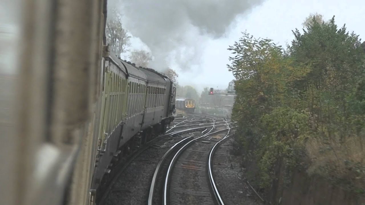 steam train at speed # 133
