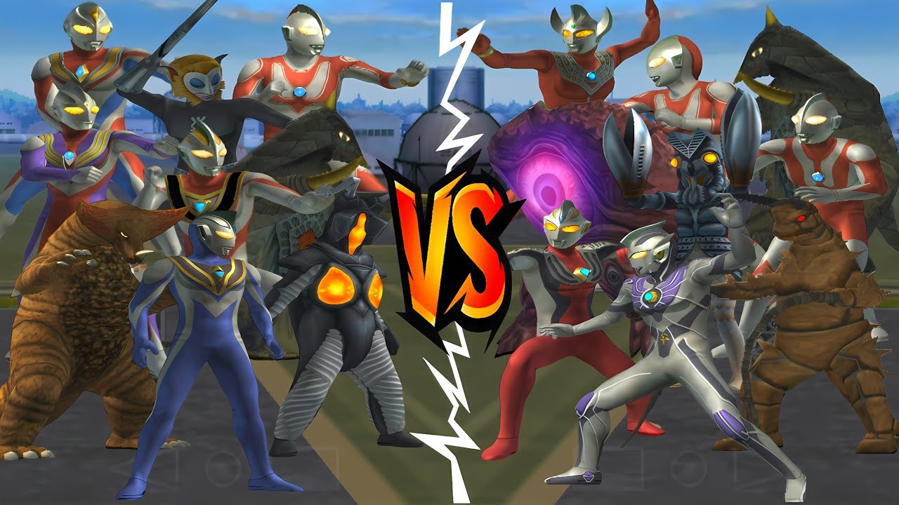 ウルトラマン AGUL VS ULTRAMAN LEGEND, GOMORA VS GUDON, ZETTON VS JUSTICE, GAIA VS ALIEN BALTAN #ウルトラマン #怪獣