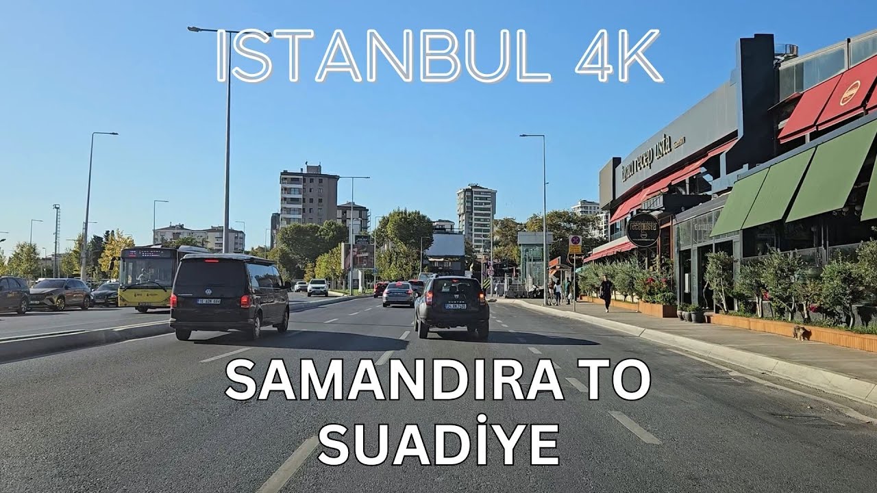 Istanbul 4K Drive | Samandıra to Suadiye | September 2025 | Virtual Drive |