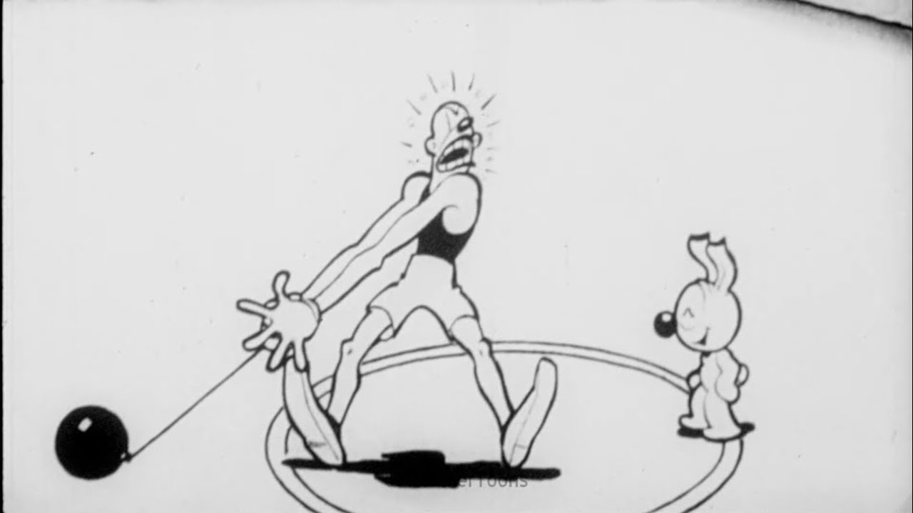 Koko's Field Daze | 1928 | Inkwell Imps | Koko the Clown | Max Fleischer Studios Cartoon | 16mm
