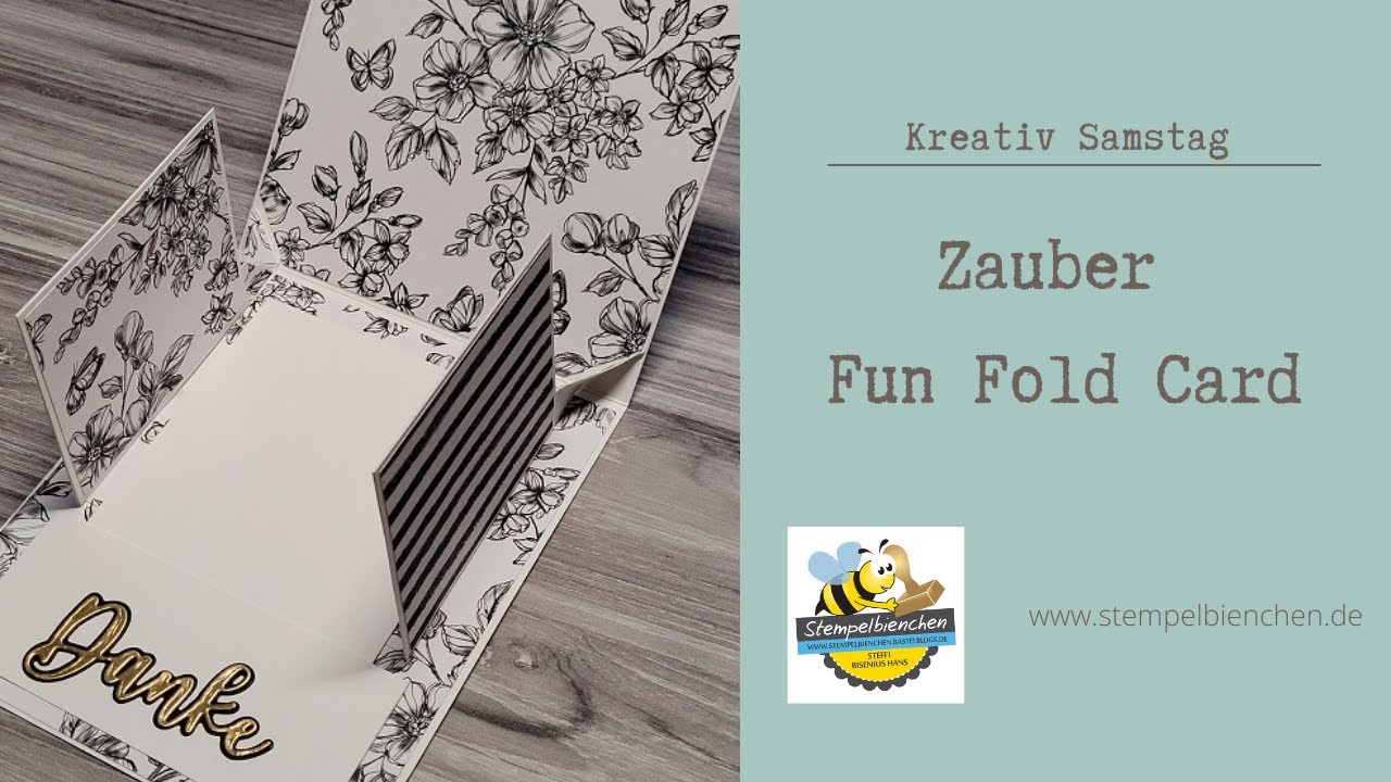 Kreativ Samstag - Zauber Fun Fold Card / Karte