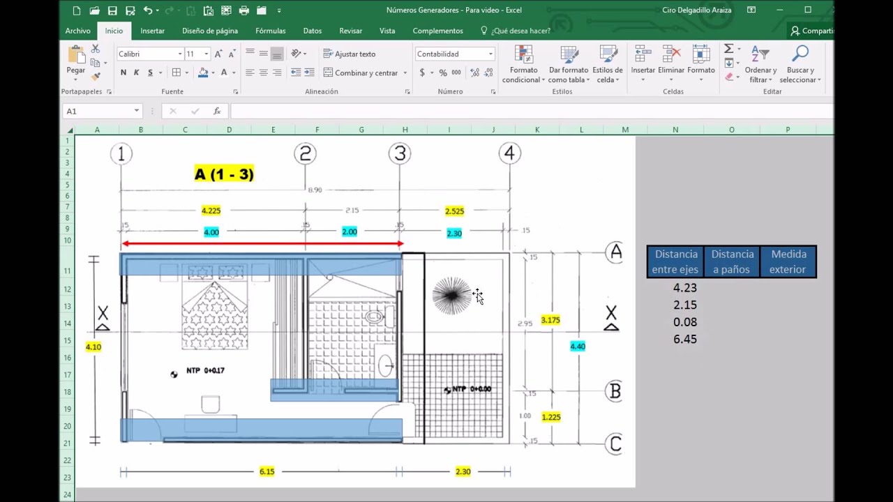 Cuantificación de conceptos de proyectos de construcción - Parte 1