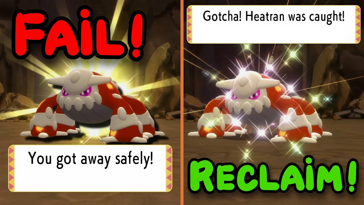 Shiny Hunting Heatran TWICE! - Pokemon Brilliant Diamond