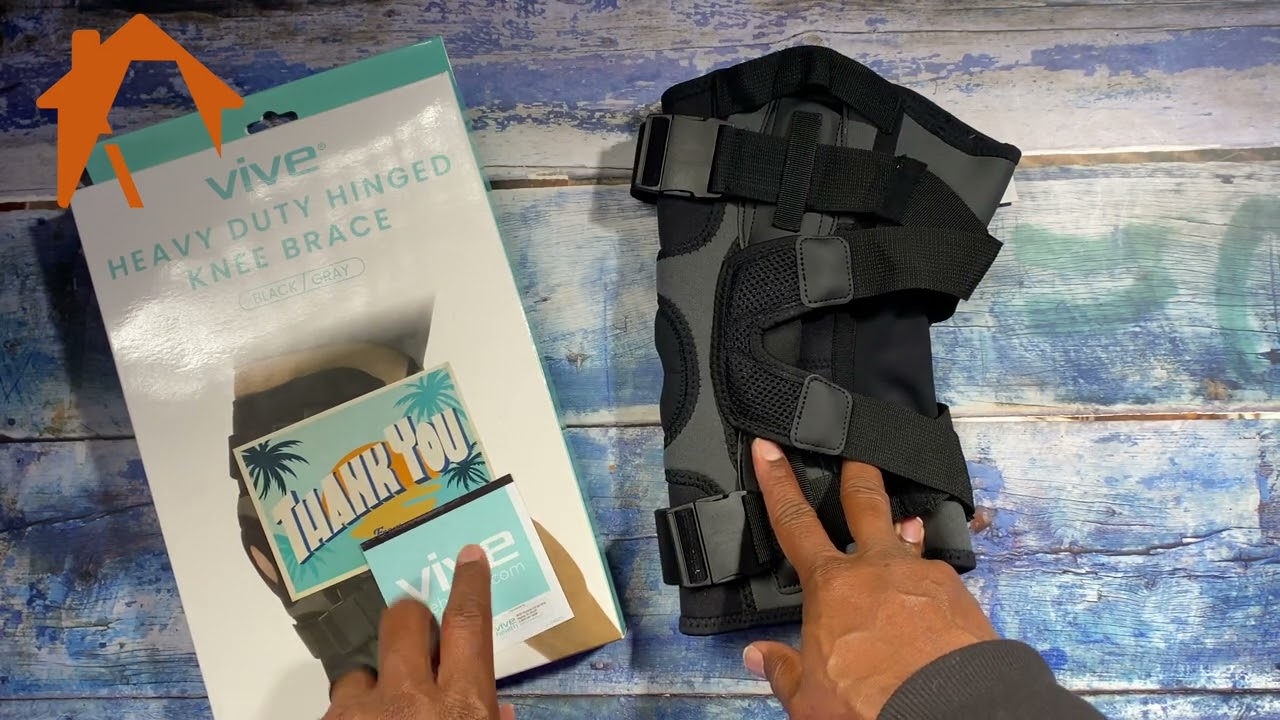 Vive Hinged Knee Brace with Side Stabilizers