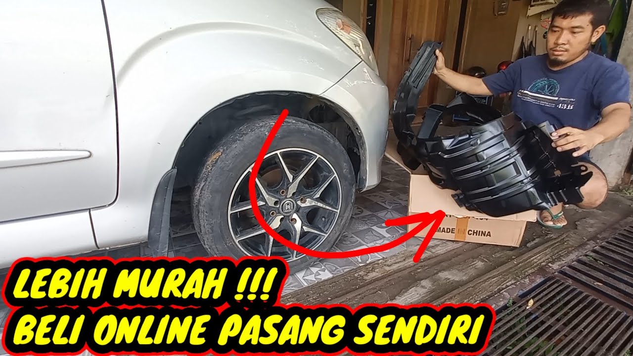 GANTI SENDIRI SPAK BOR /LINER FENDER DEPAN AVANZA ATAU XENIA 