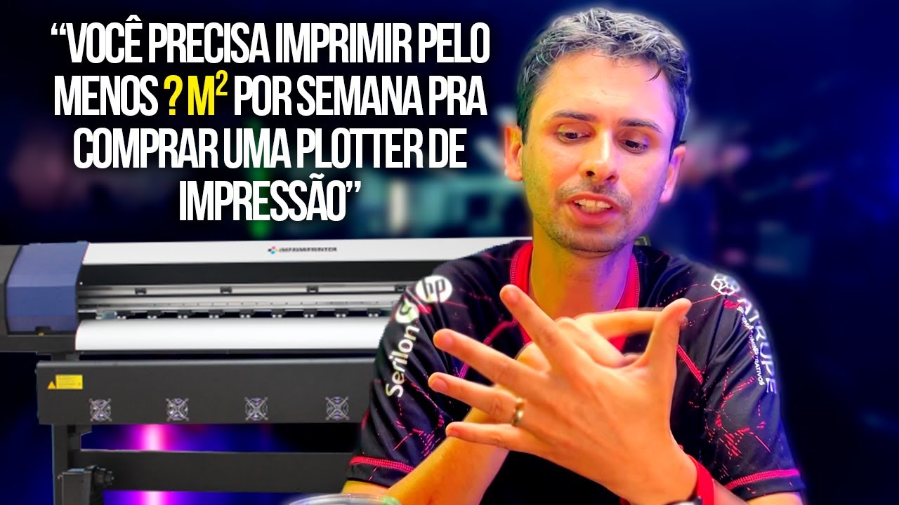 A PARTIR DE QUANTOS M&sup2; POR SEMANA VALE A PENA COMPRAR UMA PLOTTER DE IMPRESS&Atilde;O?