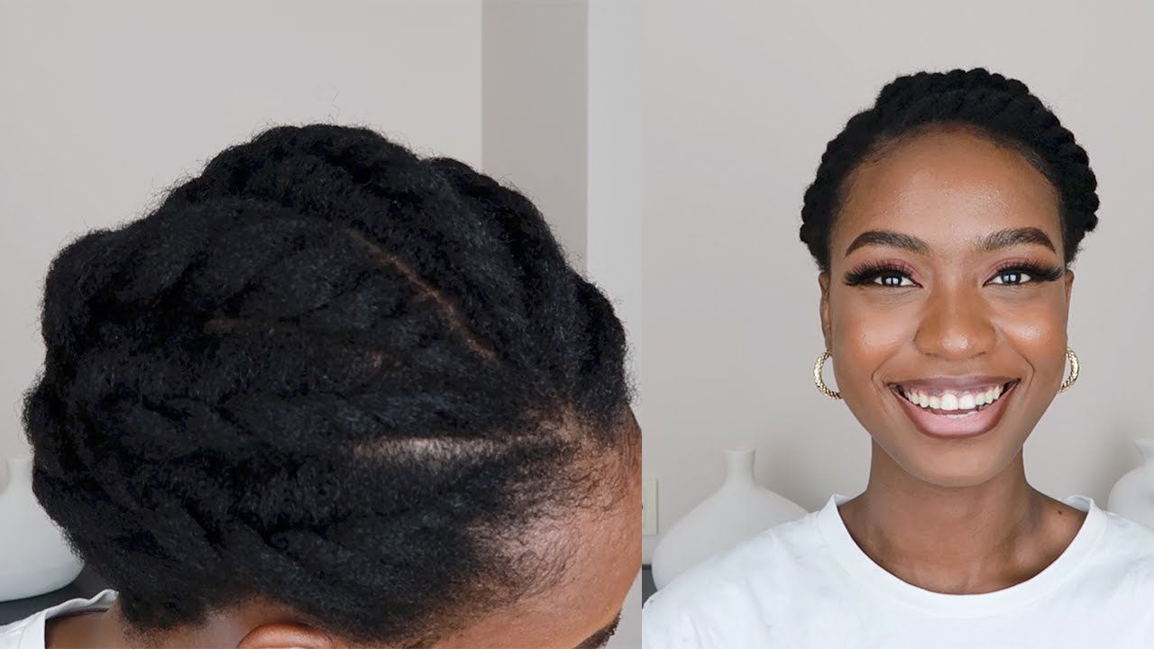 SIMPLE & EASY CHUNKY FLAT TWIST NATURAL HAIRSTYLES ON 4C NATURAL HAIR