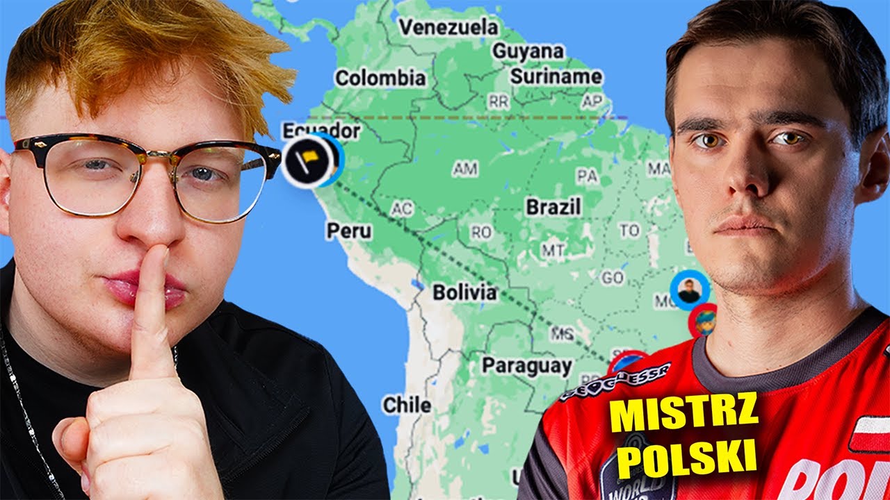 przez 30 minut demolujemy rywali z MISTRZEM POLSKI w GeoGuessr (2vs2)