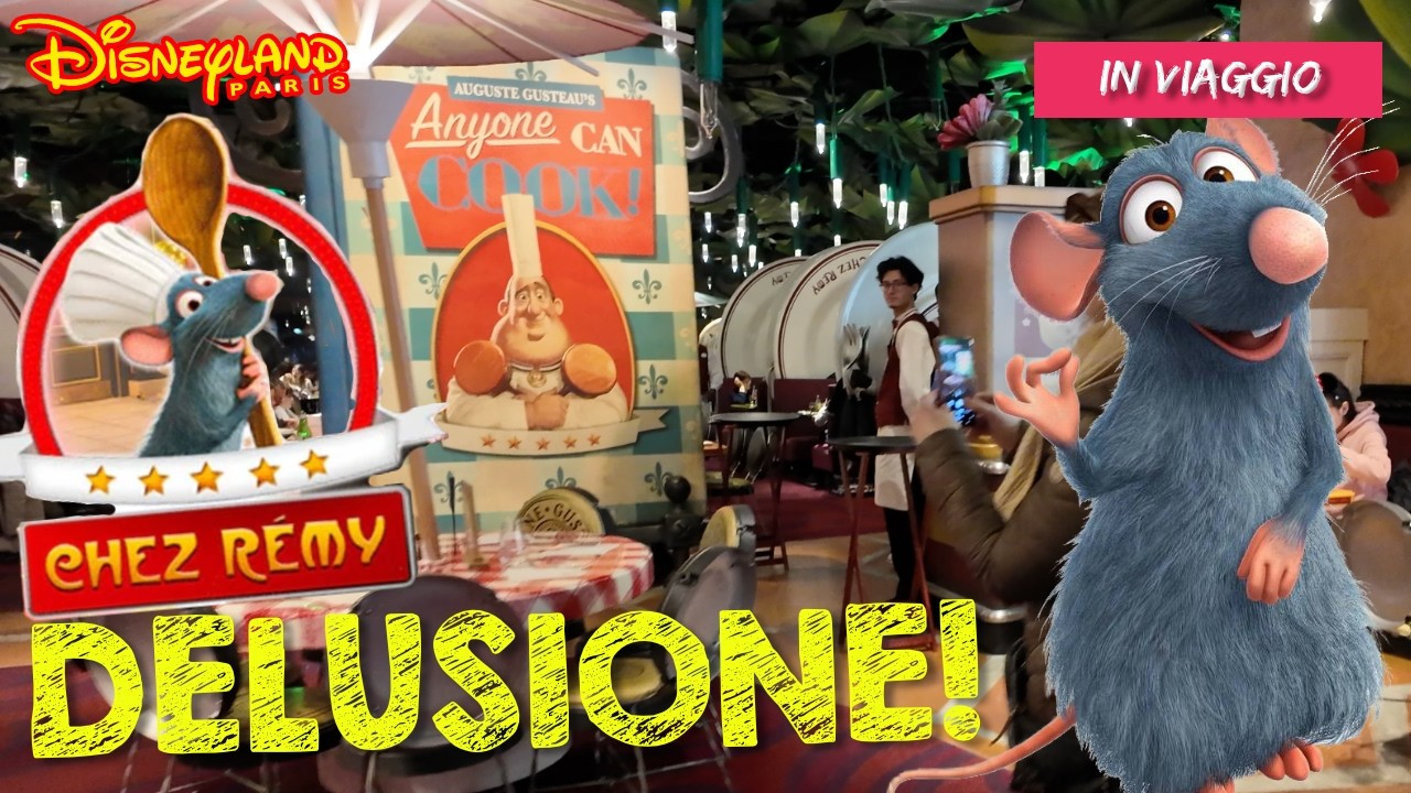 BISTROT Chez Remy Disneyland Paris - Ratatouille ci ha DELUSO!