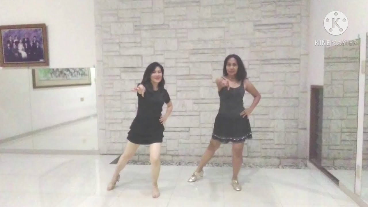 Spanish Eyes Line Dance (demo & counts)