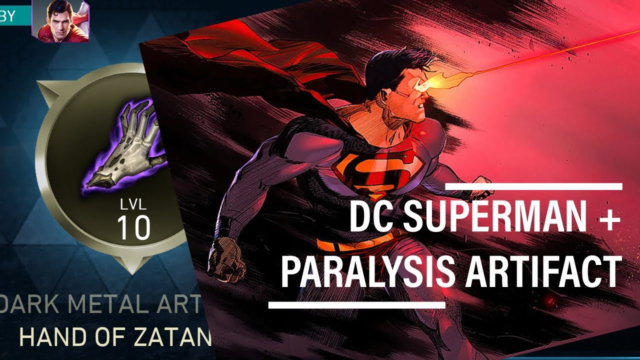 DC SUPERMAN + HAND OF ZATANA ARTIFACT | Injustice 2 Mobile