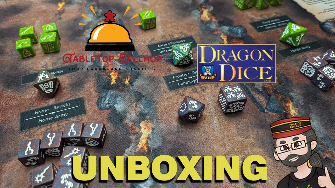 Unboxing the Dragon Dice 2 Player Starter Set Firewalker and Treefolk, Yes, Dragon Dice still lives!
