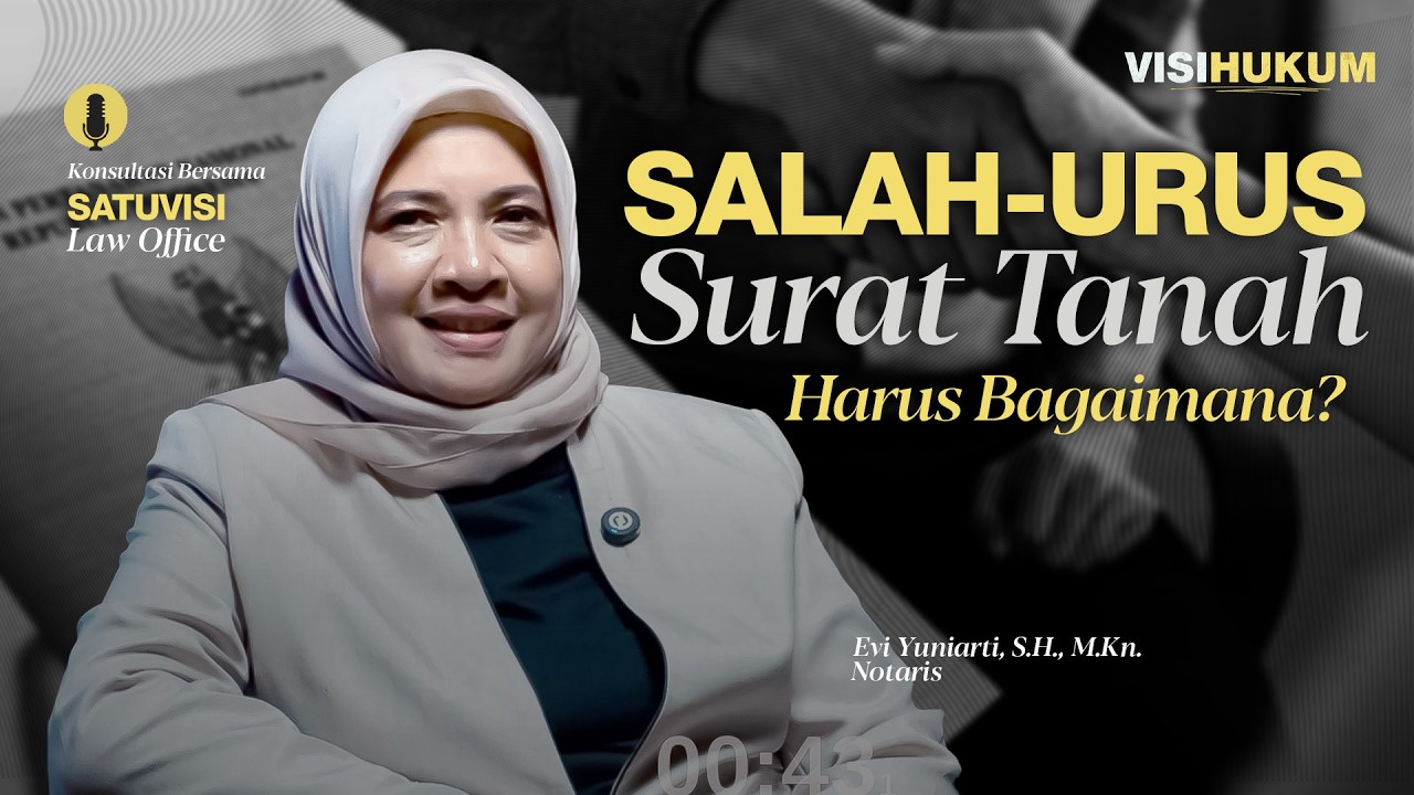 🏠 Jual Beli Tanah Pakai Kuitansi Saja? Awas Zonk! | Podcast Visi Hukum
