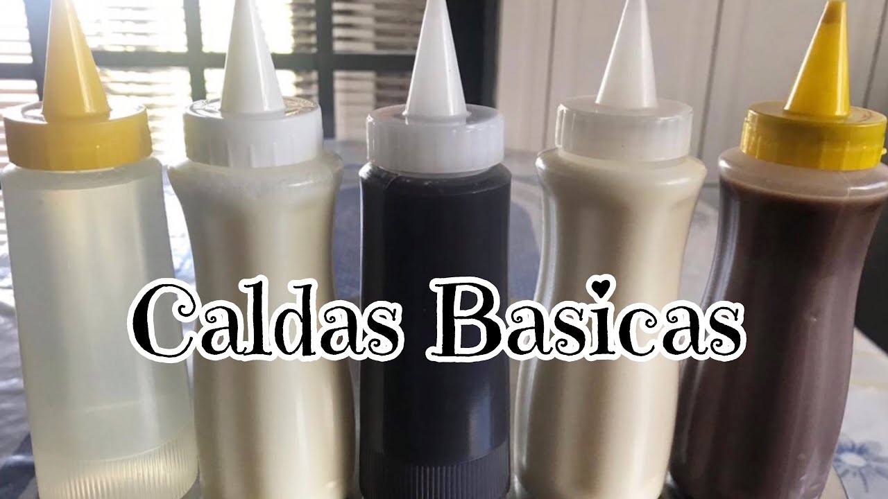 5 CALDAS BÁSICAS FÁCEIS PARA MOLHAR BOLO