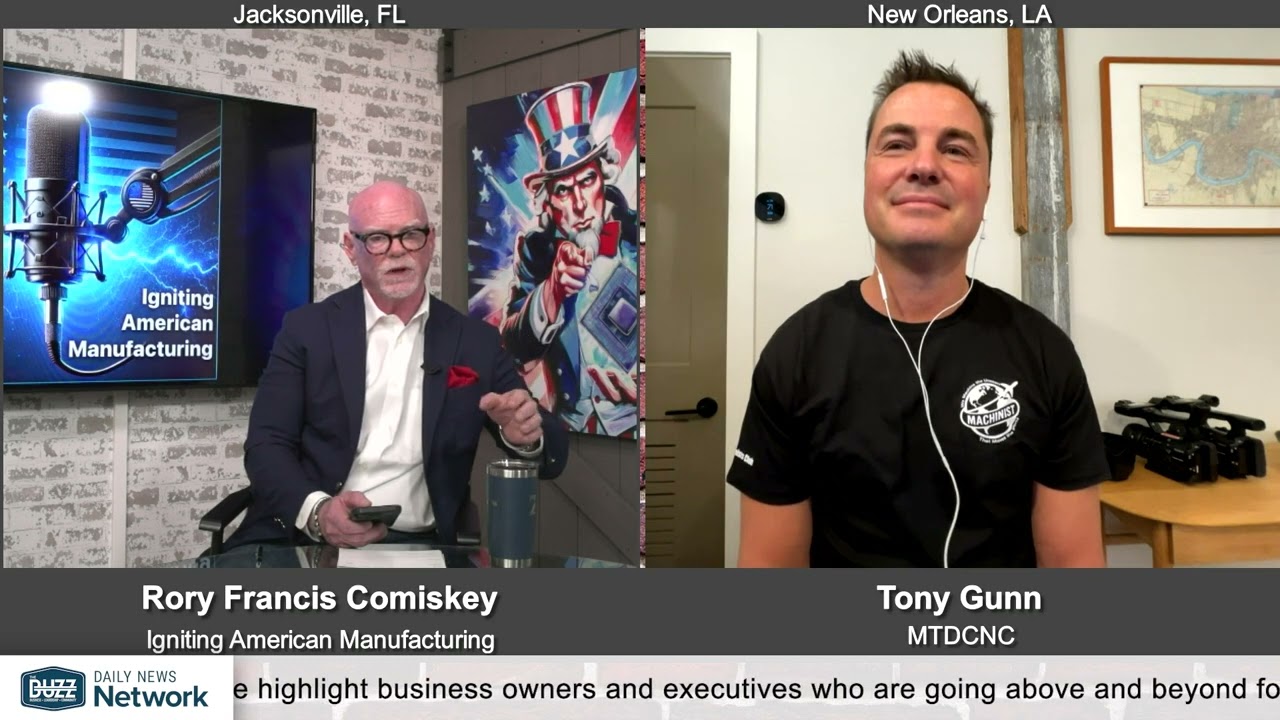 Igniting American Manufacturing with Tony Gunn of MTDCNC
