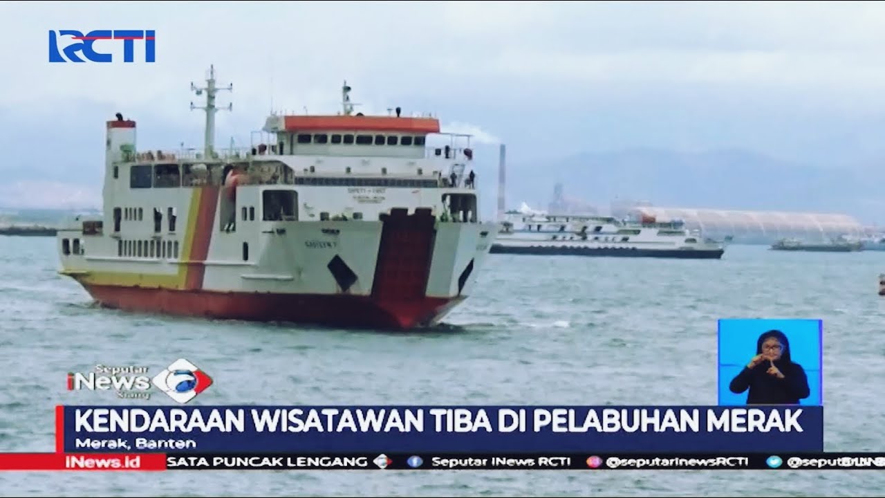 Kendaraan Wisatawan Tiba di Pelabuhan Merak, Banten-  SIS 30/10