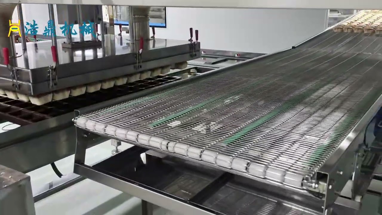 Haw Ding Cake Production Line #cakefactory #bakeryequipment #bakerymachines #bakerysolutions