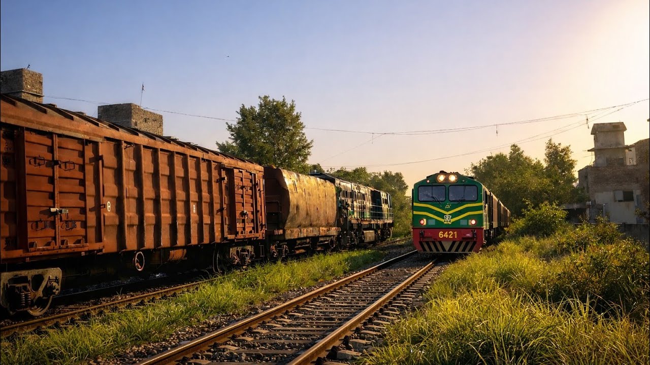 Freight Train At Sunset On Train l Dual Action lJanuary 24, 2026