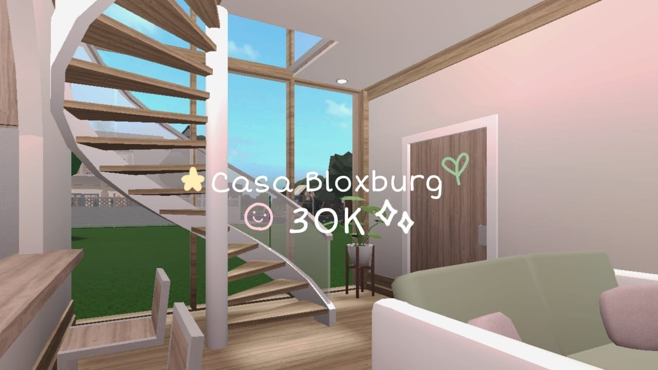 Casa de 2 pisos (1 persona) 🍜🌱BLOXBURG 30K