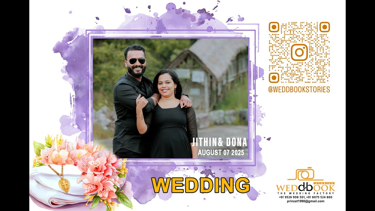 WEDDING LIVE OF | JITHIN + DONA | ON 07-08-2025