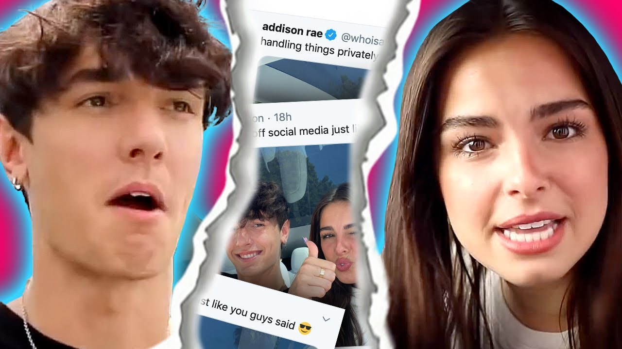 Tik Tok stars Addison Rae & Bryce Hall BREAK UP after she deletes THIS pic?! Here’s the receipts!