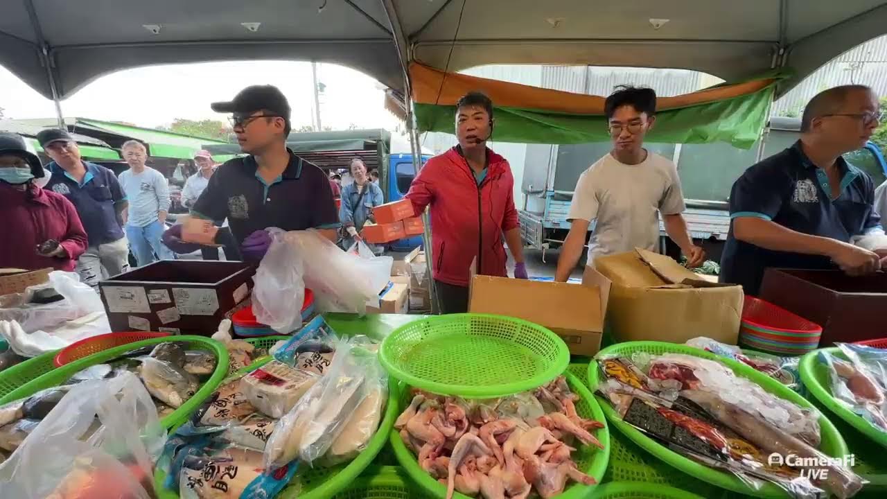0227鹽水牛墟 港都小孟海鮮拍賣～
