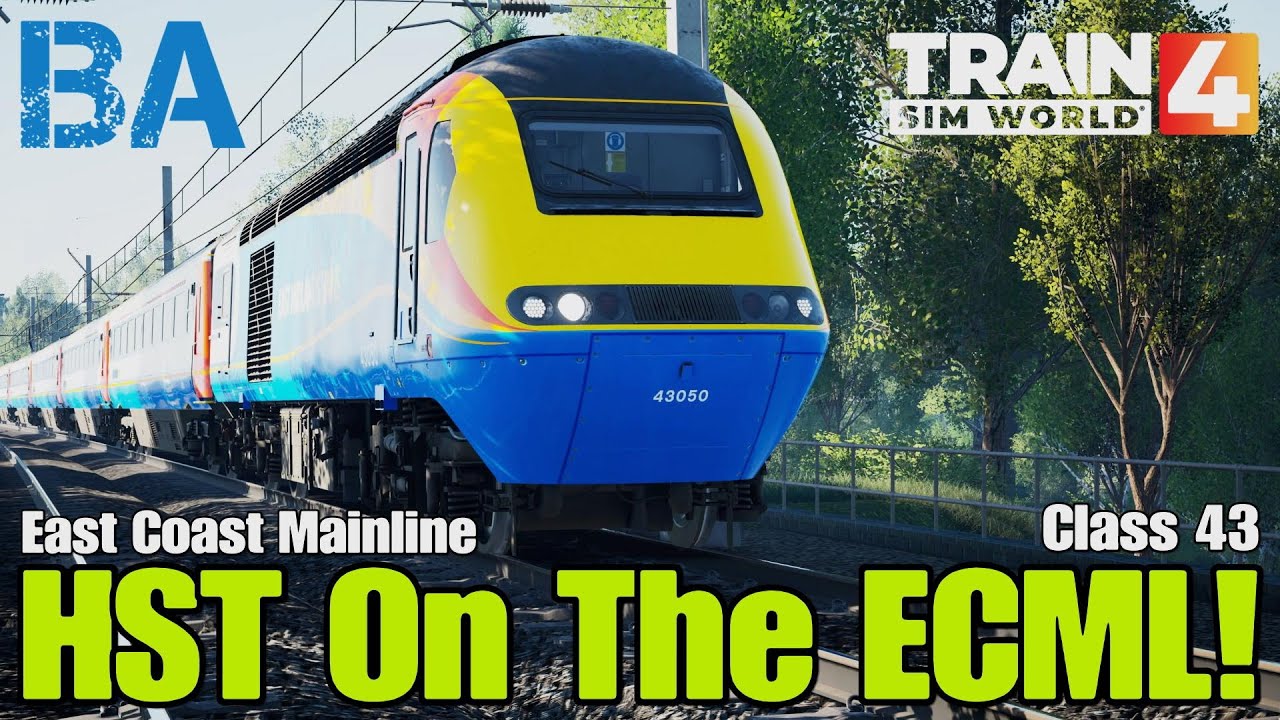 HST On The ECML! - Class 43 - East Coast Mainline - Train Sim World 4