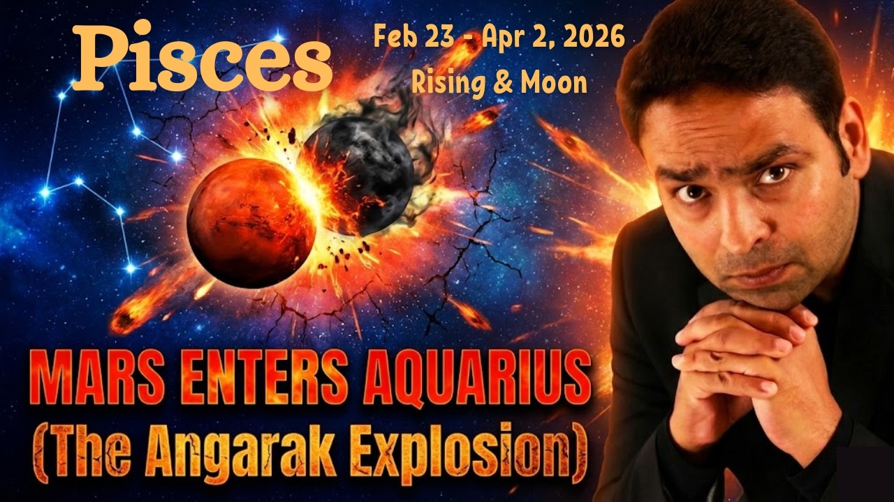 Explosive Angarak Yoga: Mars & Rahu Ignite Aquarius for Pisces!