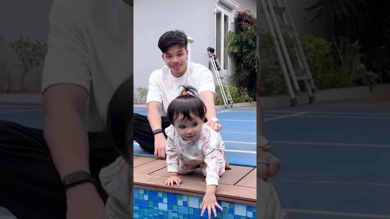 Girang Bangett Azura Humaira Nur Atta Main Air Seharian Di Rumah Gemmi Krisdayanti Sama Papata