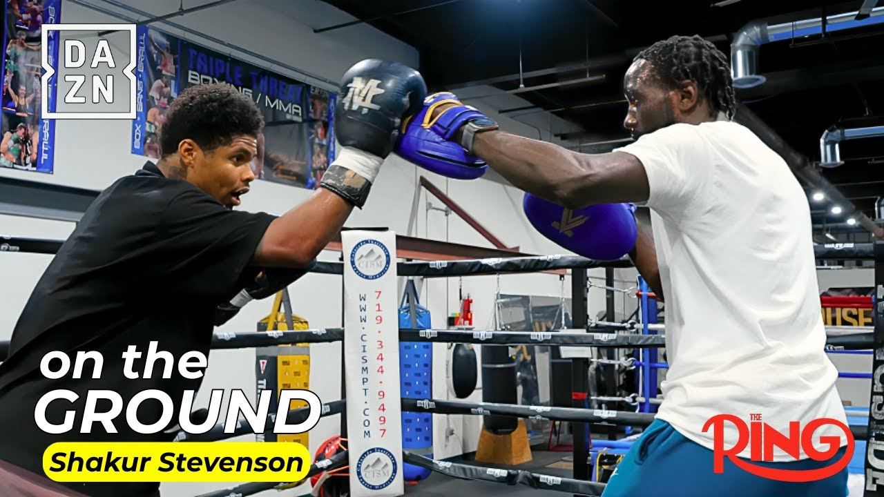 Shakur Stevenson BRUTAL Training Camp With Terence Crawford | DANZ On The Ground