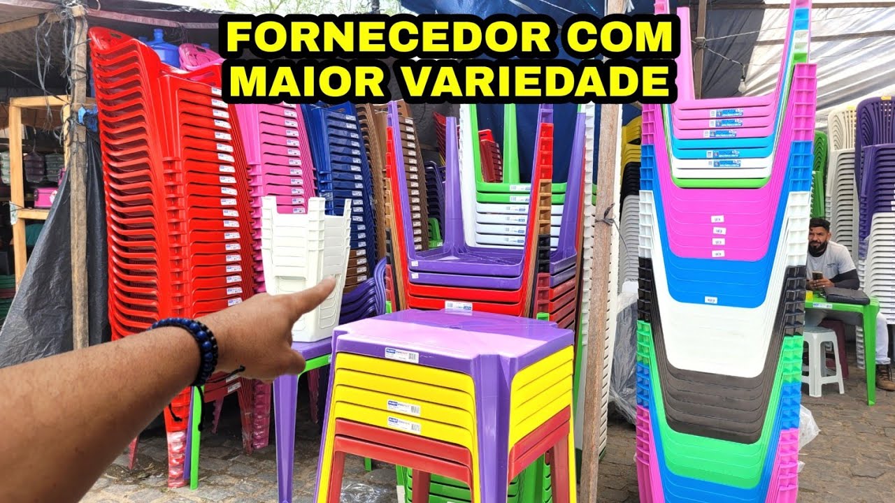 MESA E CADEIRA DE PLÁSTICO, FEIRA DA SULANCA DE CARUARU-PE 13/07/2023