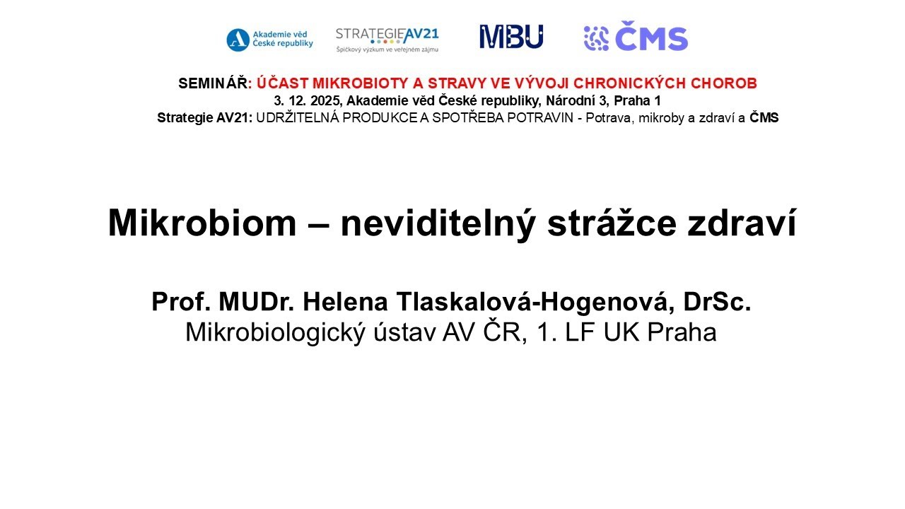 Mikrobiom neviditelný strážce zdraví