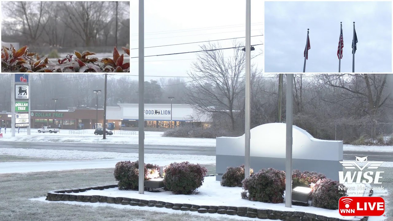 Day 2: Winter Storm Fern Watch From Highway 150 at the Wise Companies HQ