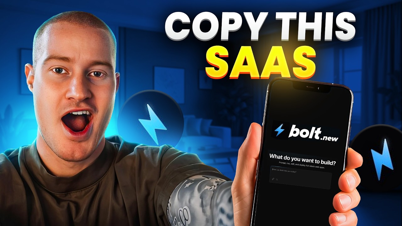 Build THIS SaaS with AI in 5 Minutes (Bolt.new Tutorial)