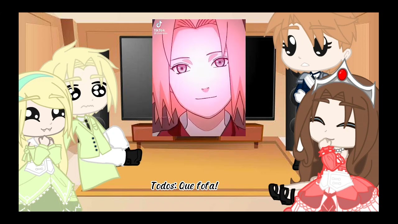 👑 Família da princesinha Sofia reagindo a ela como Sakura Haruno 👑~GC Parte1/?