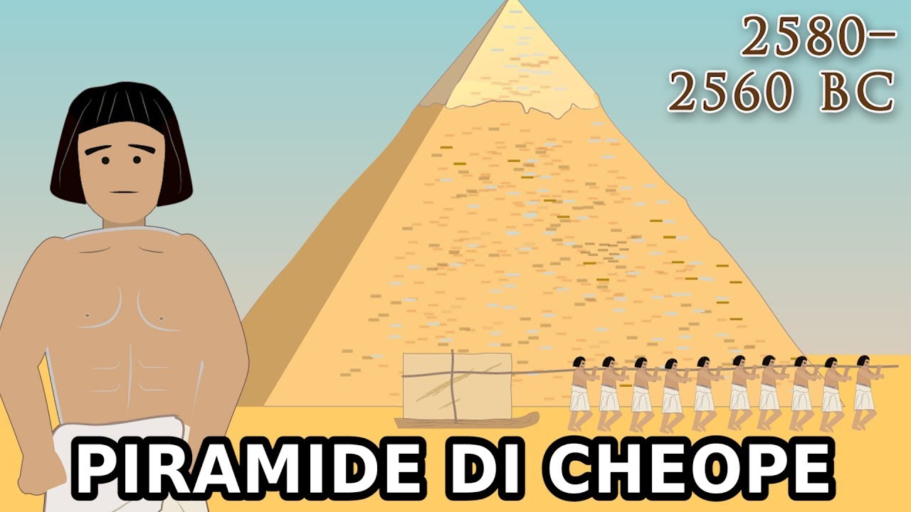 La STORIA delle PIRAMIDI: la Piramide di Cheope (Giza)