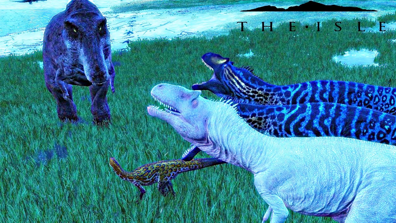 The Isle - BARRY IS OP, DESTROYING REX PACKS, ALLOSAURUS ARMY,  & SANDBOX ( Gameplay, NEW EDITING )