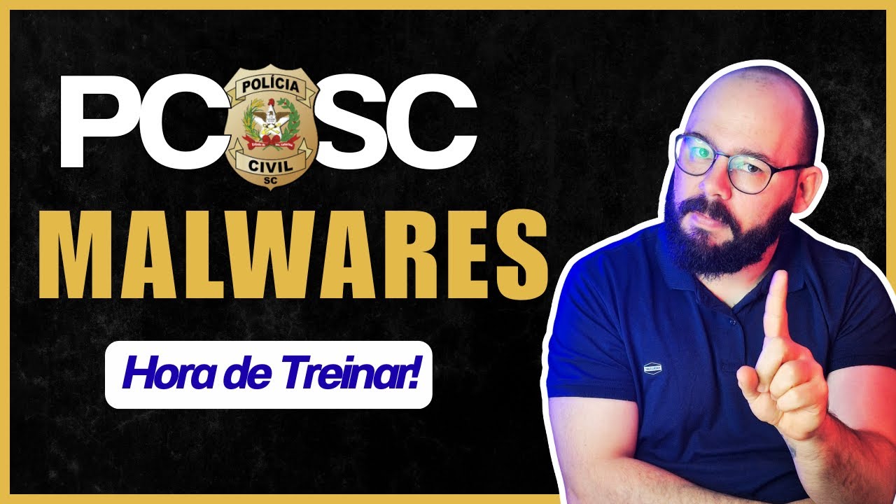 PCSC - Segurança da Informação - Malwares  - aula 03 - (Questões)