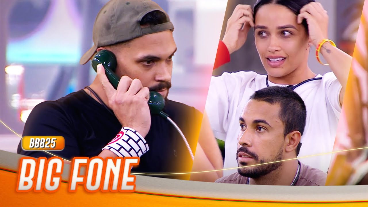 VIN&Iacute;CIUS ATENDE BIG FONE E INDICA MAIKE E EVA AO PARED&Atilde;O ☎️| BBB 25