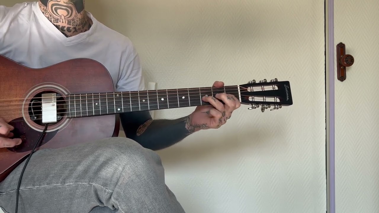Slide blues western music song guitar parlor Eastman E1P