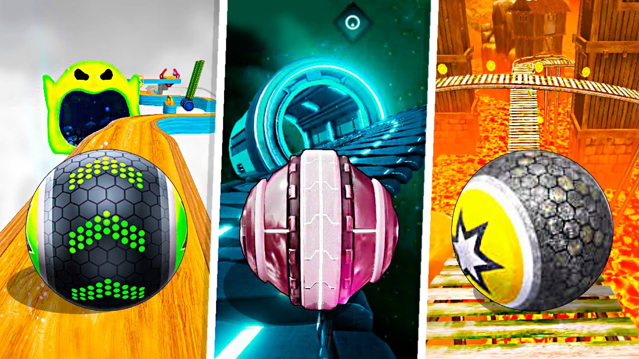 Going Balls vs CYGRAM Sci-Fi Ball Game vs Rollance Adventure Balls - Fun Race