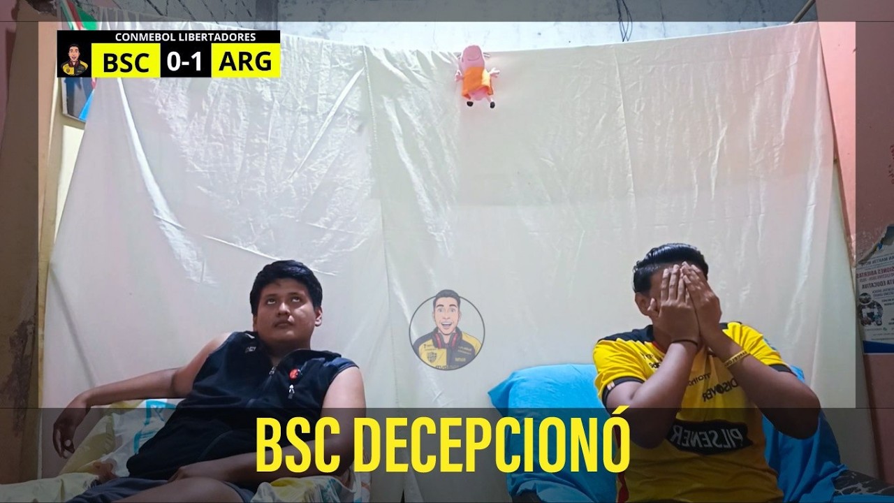 BARCELONA SC VS ARGENTINOS JRS | REACCIÓN DE AMIGOS